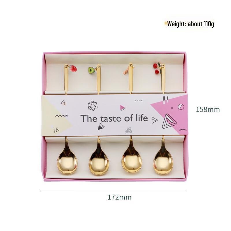 

Fruit Charm Stainless Steel Dessert Cutlery Set