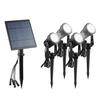 Outdoor Solar Spot Light with Stake 270-Degree Adjustable Super Bright IP65 Waterproof Auto
