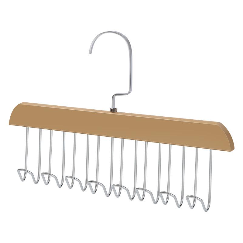 Vintage-Style Rotating Plastic Hangers: 8 Hooks for Belts, Underwear, Camisoles, Hats, and Wardrobes