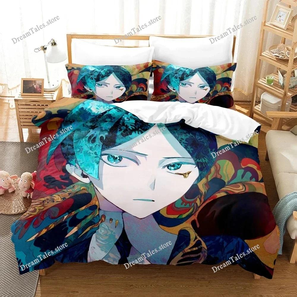 3D Print Anime Houseki No Kuni Bedding Set Boys Girls Twin Queen Size Duvet Cover Pillowcase Bed Kids Adult Home Textileextile74
