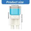 Automatic Mouthwash Dispenser Electric Mouth Rinsing Machine, Wall Hanging 1200mAh Includes Magnetic Cup Holders