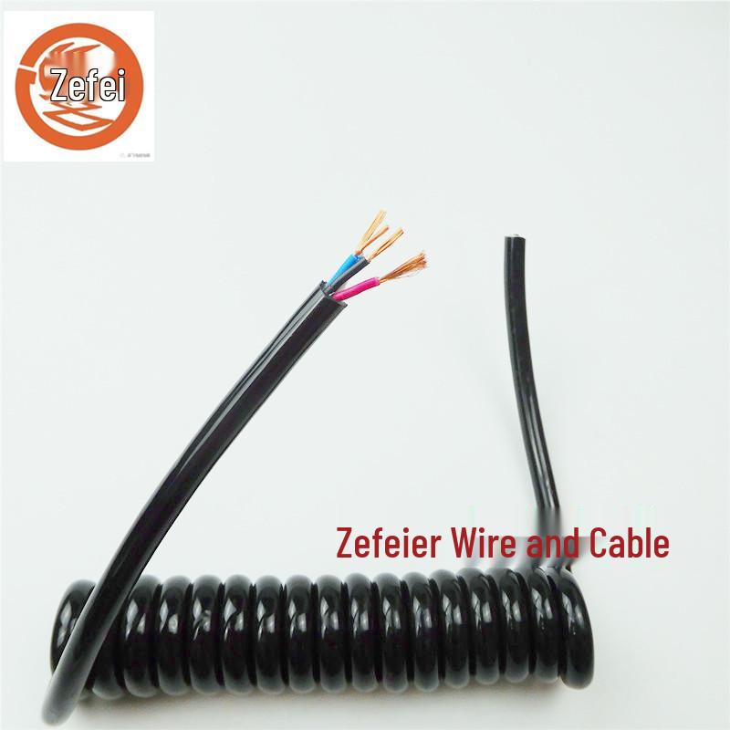 Multi-core PU Spiral Wire: 2 To 10 Cores