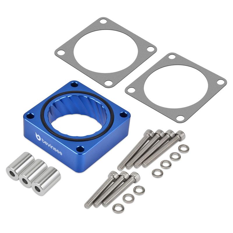 Throttle Body Spacer for Jeep Wrangler/Grand Cherokee/TJ/Cherokee/Comanche, for Models w/ 4.0L 6 Cylinder/2.5L 4 Cylinder Engine
