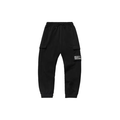 Li Ning Sports Fashion Serie Gestrickte Tapered Sweatpants Herren Unterteile Schwarz AKLR373-1