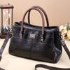 New fashion trend retro contrast personality hand-held crossbody three-layer large-capacity pillow bag women's bag