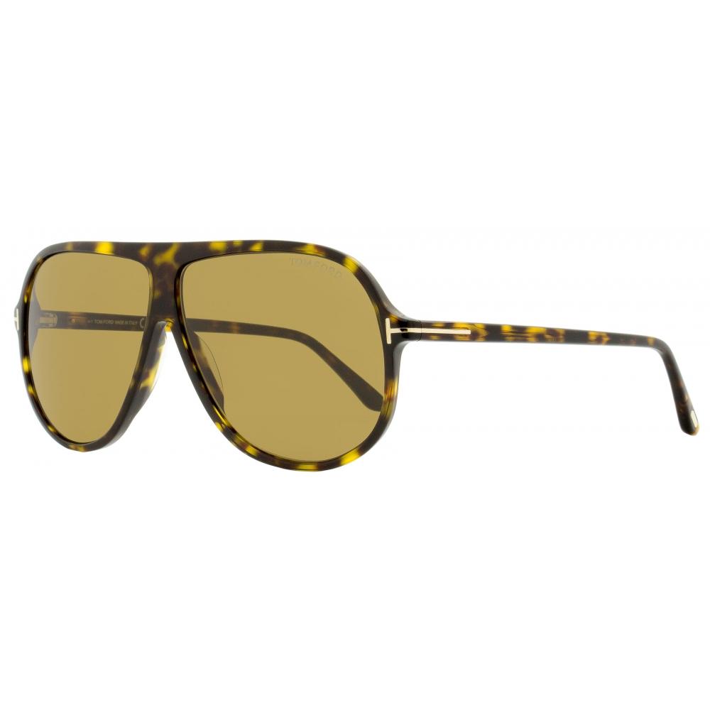 

Мужские солнцезащитные очки-пилот Tom Ford TF998 Spencer 02 52E Dark Havana 62 мм