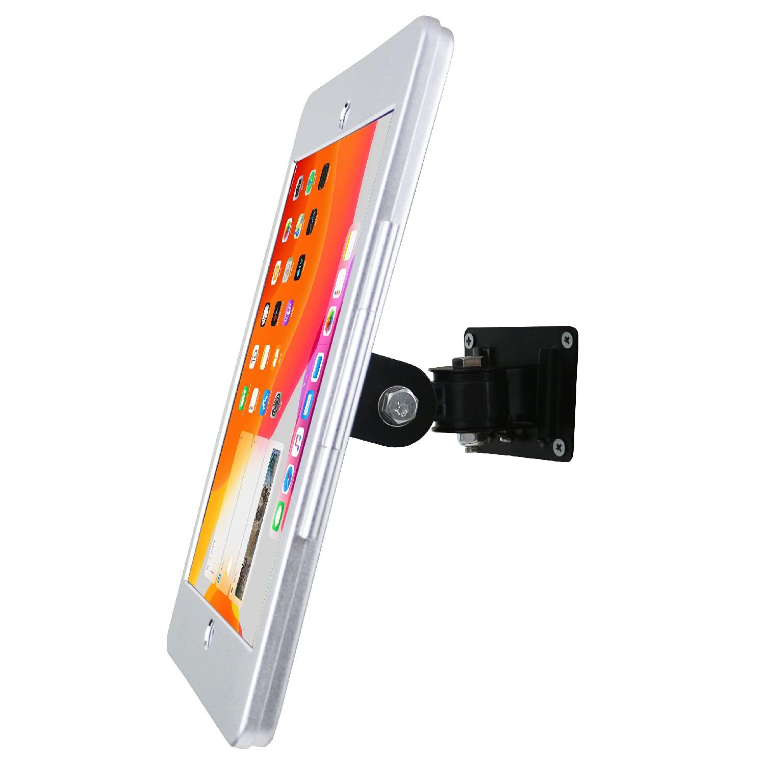 

Wall Mount Bracket for iPad and 7th with Security Lock and Rotating Design for Custom Horizontal and Vertical Screen Silver 10.2-inch (9th, 8th, чёрный