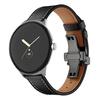 Genuine Leather Strap for Google Pixel Watch/Pixel Watch 2 Metal Butterfly Buckle Band Replacement Bracelet Watchband Accessories for Pixel Watch