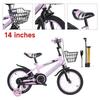 14 Inches Kid's Bike Child Bicycle Adjustable Seat with Auxiliary Wheels