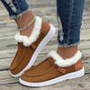2025 Fall/Winter New Plush Wool Cotton Shoes Plus Size Women's Casual Women's Shoes