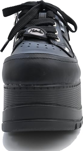 Yosuke Plateau-Schuhe 2810142 Damen Schwarz 22,5cm