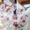 Artistic Silicone Stamps: Letter Paper, Postmarks, Coffee, Snowflakes, DIY Planner Scene Decorations