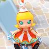 New POP MART MOLLY Rotatable Wooden Doll Trendy Figures 13cm PPMT-2310-0047