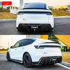 Tesla Model YL CMST Style Real Carbon Fiber Front & Rear Lip Hood Kit