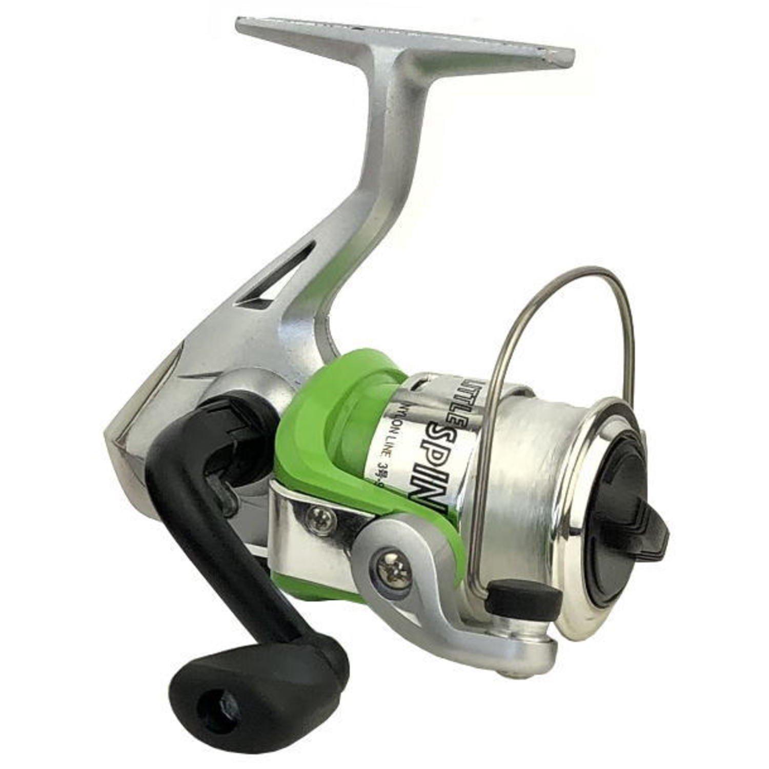 

RISEWAY Small Spinning Reel with Thread Little Spin 500 Green No. 3-90m