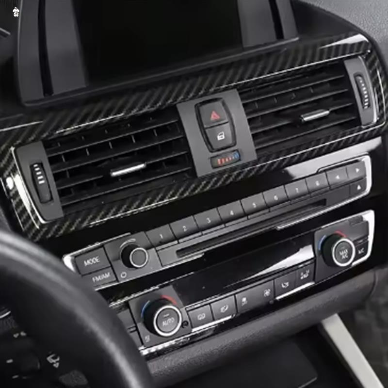 Car Console CD Panel Frame AC Adjustment Buttons Trim Frame For BMW 1 2 Series F20 F21 F22 F23