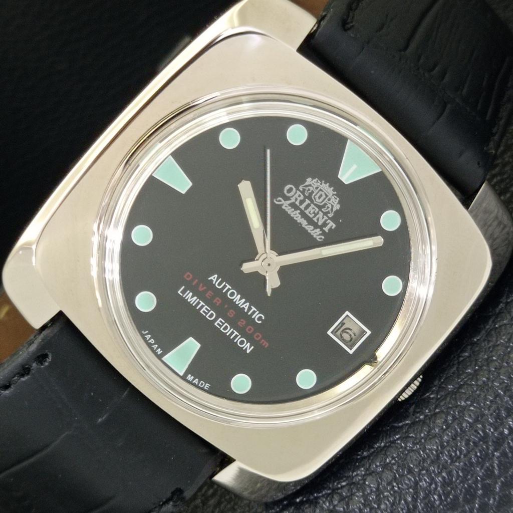 

Б/У ORIENT AUTOMATIC 46943 ВИНТАЖНЫЕ ЯПОНСКИЕ МУЖСКИЕ ЧАСЫ С ЧЕРНЫМ ЦИФЕРБЛАТОМ a702249-5 R123-a702249