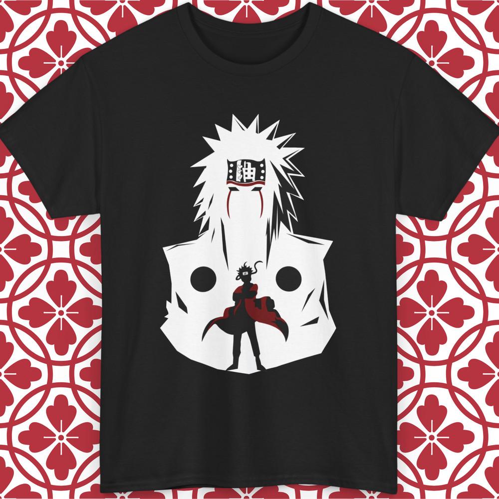 Jiraiya T-Shirt Naruto Uzumaki Shippuden Anime Unisex All Sizes Gift Cool
