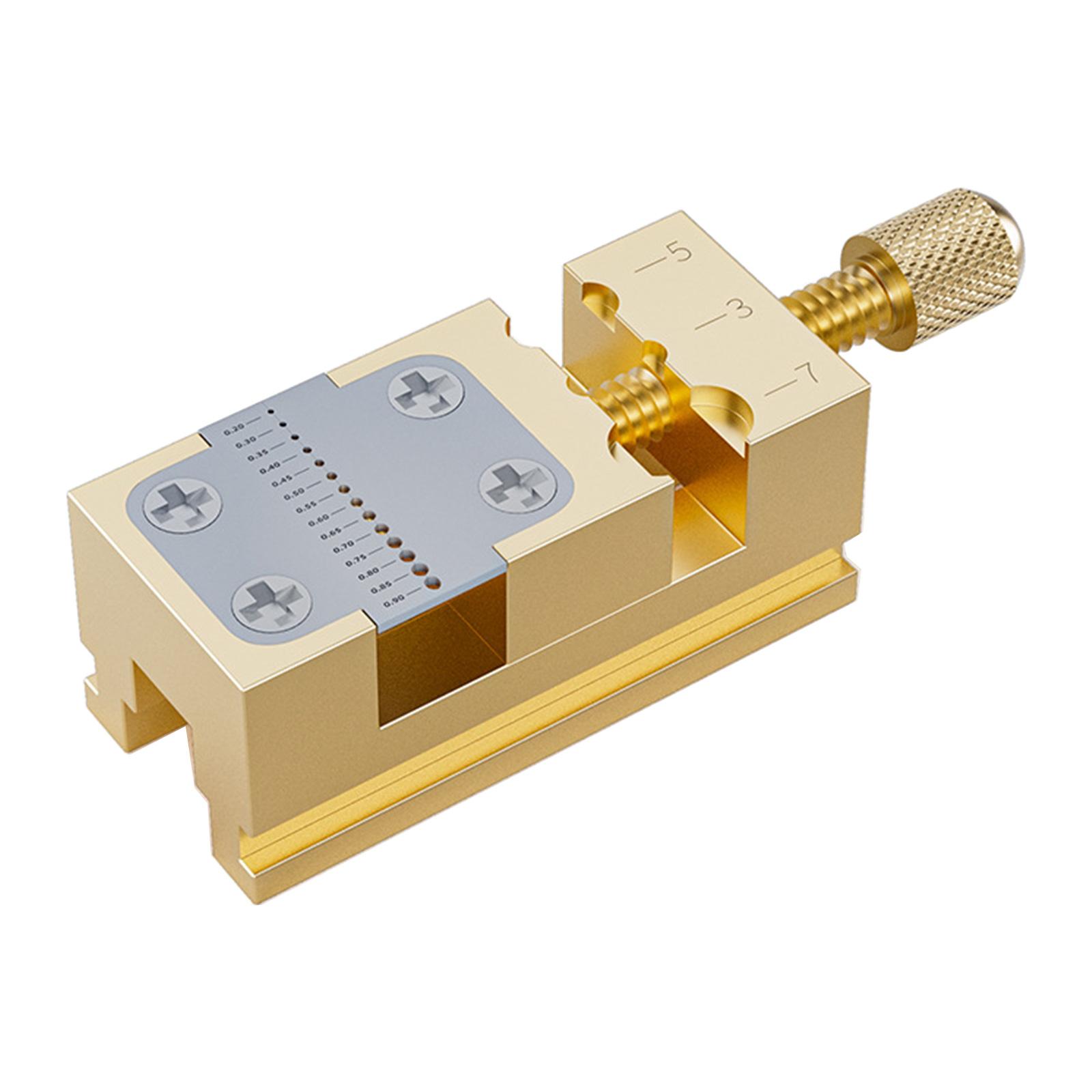 

Точные часовые тиски для верстака Нескользящие Устойчивые Инструмент для затяжки цанги Регулировка медной резьбы Держатель головки часов для ремонта 14H