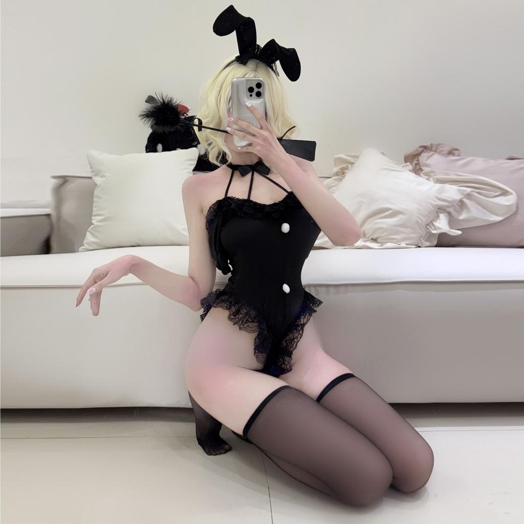 Sex Underwear Cute Bunny Girl Open Crotch Without Temptation Uniform Passion Suit Pure Desire Transparent Woman