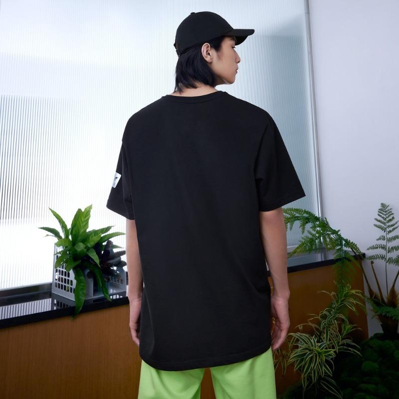 Adidas Originals Metallic Logo Print Sports Short Sleeve T-Shirt Men Tops Black GT4372