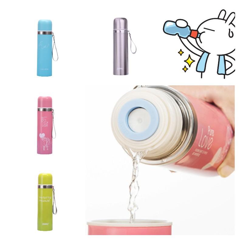 Steel 500ml Stainless Insulated Cup Handle Rope Portable Outdoors Gift Teacup