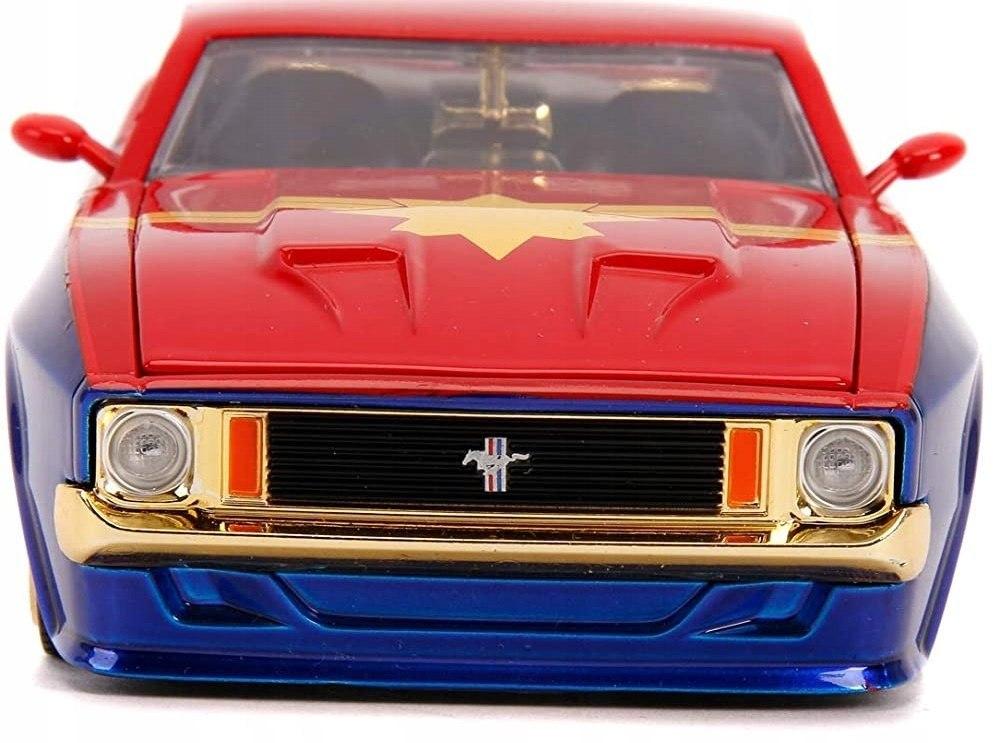 Ford Mustang '73 Captain Marvel Avengers Jada 1:24