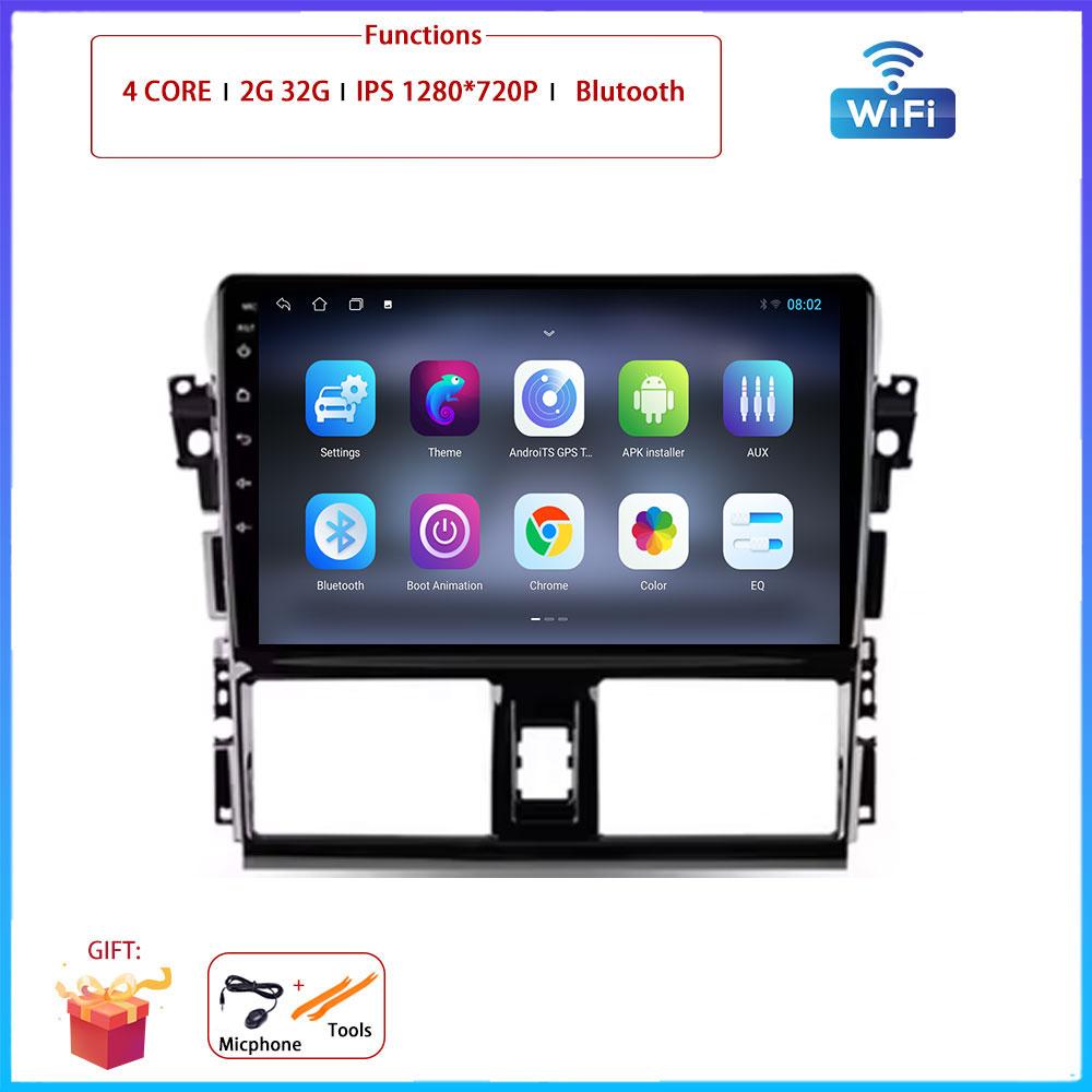 

For Toyota Yaris Vios 2014 2015 2016 Car Android Carplay Auto Radio Navigation GPS Multimedia Video Player DSP 4G AMI WIFI