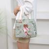 WTEMPO Large Capacity Insulated Handbags Hand-carried Lunch Bag for Work Oil-proof Lunch Box Bag Mommy Zipper Bags