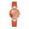 Orologio da polso al quarzo alla moda Douyin con fiocco, design di coniglio e quadrante digitale semplice