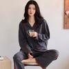 Pajamas Women's Spring and Autumn Pure Cotton Long-sleeved Autumn New Large Size Casual High-end Autumn and Winter Cotton Loungewear