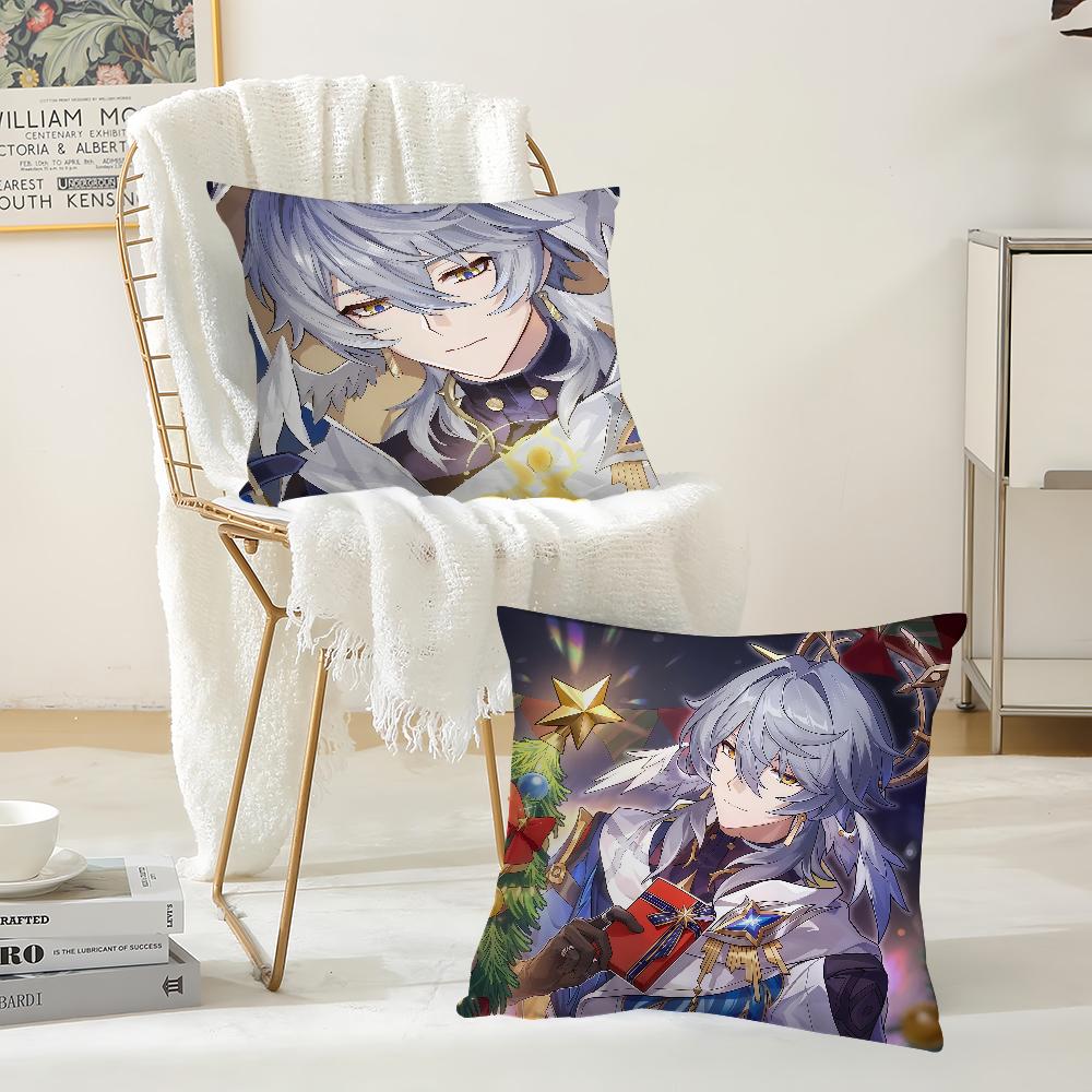 Video Game Honkai Star Rail Cyrene Sunday Pillow Case Suitable For Bedrooms Living Rooms Cars Home Decoration