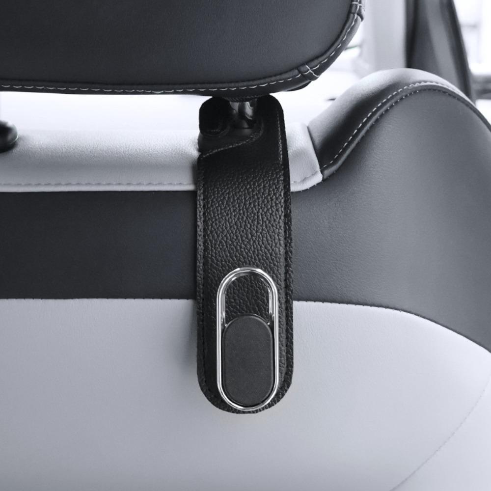 Double Hooks Car Seat Hook Leather Car Organizer Hook New Seat Back Hook  Vehicles