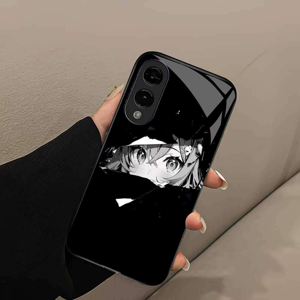 Cartoon Exquisite High-end PhoneCase Glass TPU PhoneCase for Samsung Galaxy S26 S25 S24 S23 S22 S21 FE,Ultra,Plus Dropresistant