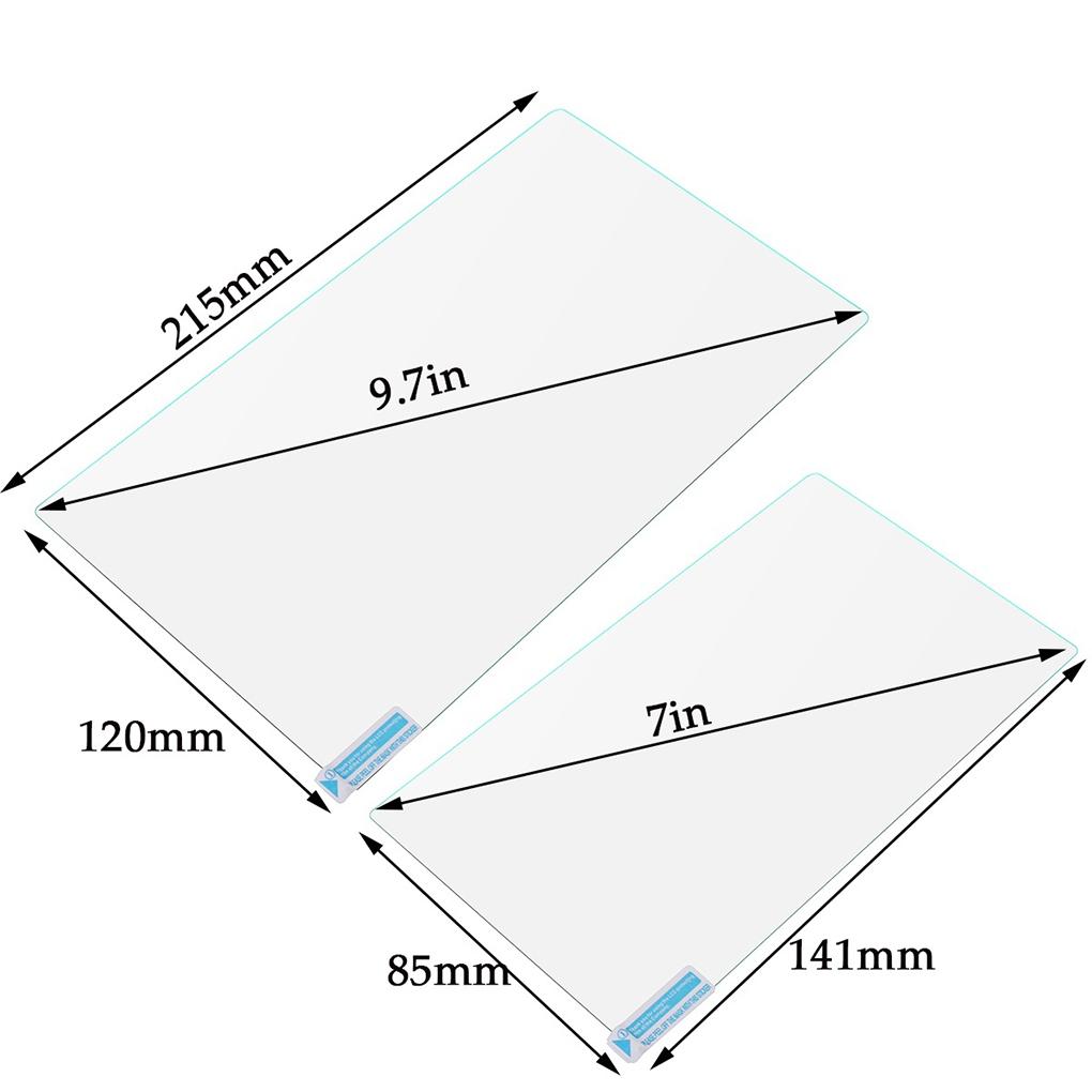 For 208 408 508 308 308S Center Control DVD Screen Protector GPS Navigator Tempered Glass Film Cover 7 Inch 152 91