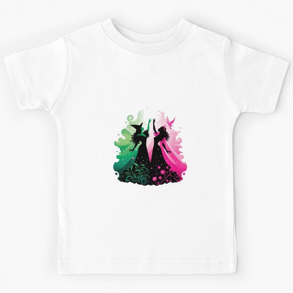 Elphaba Glinda Wicked Musical Silhouette Kids T-Shirt 120