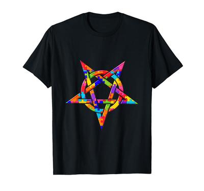 Star of David Jigsaw Puzzle Autism T-Shirt