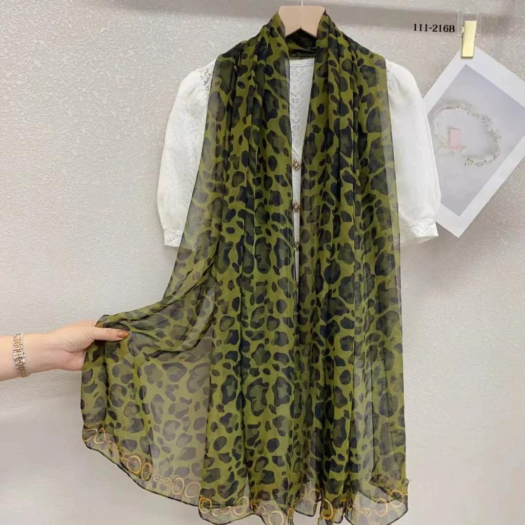 Silk Scarf Women Hijab Pashmina Long Beach Stoles Shawl Wrap Headbands Spring Warm Scarves Bandana Ladies Neckscarf Foulard