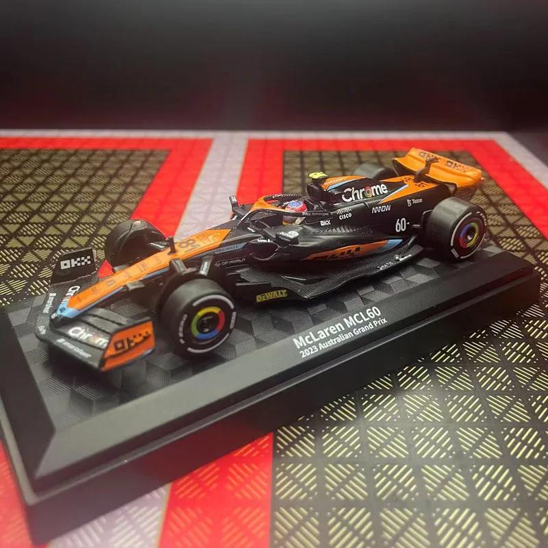 1/43 McLaren F1 MCL60 Racing Car Model Display Box Children's Toy Car Collectibles Gift Boy Friend Home Decor Mniature Voiture