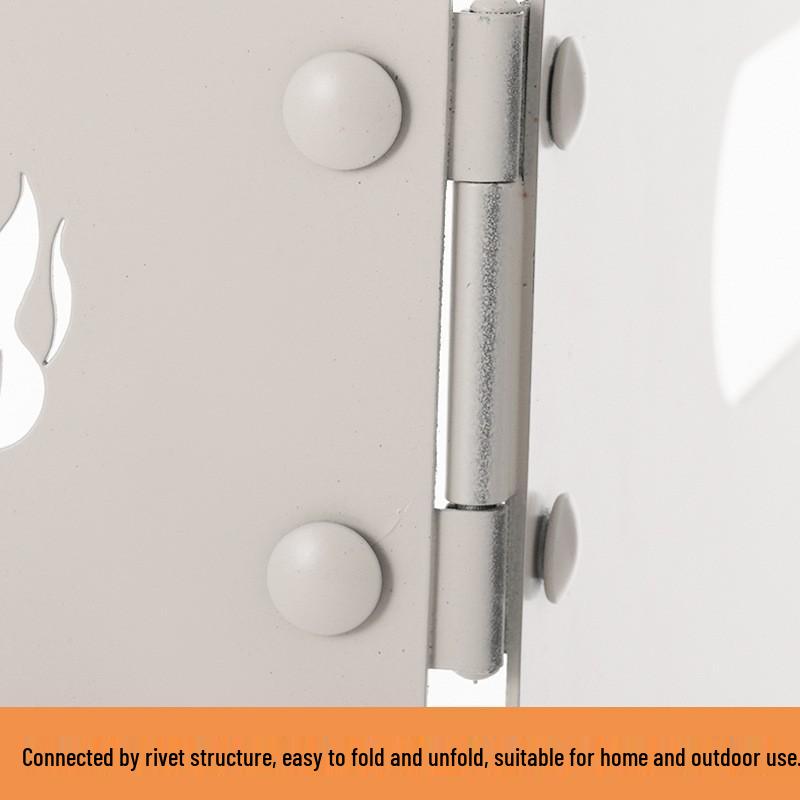 Large Foldable Windproof Heat Concentrating Camping Stove Shield