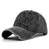 Duck Tongue Cap Threedimensional Embroidered Baseball Cap Perforated Sun Hat