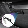 Colorful Acrylic Windshield Soundproof Light: App-Controlled, No Wiring, for Car Decoration.