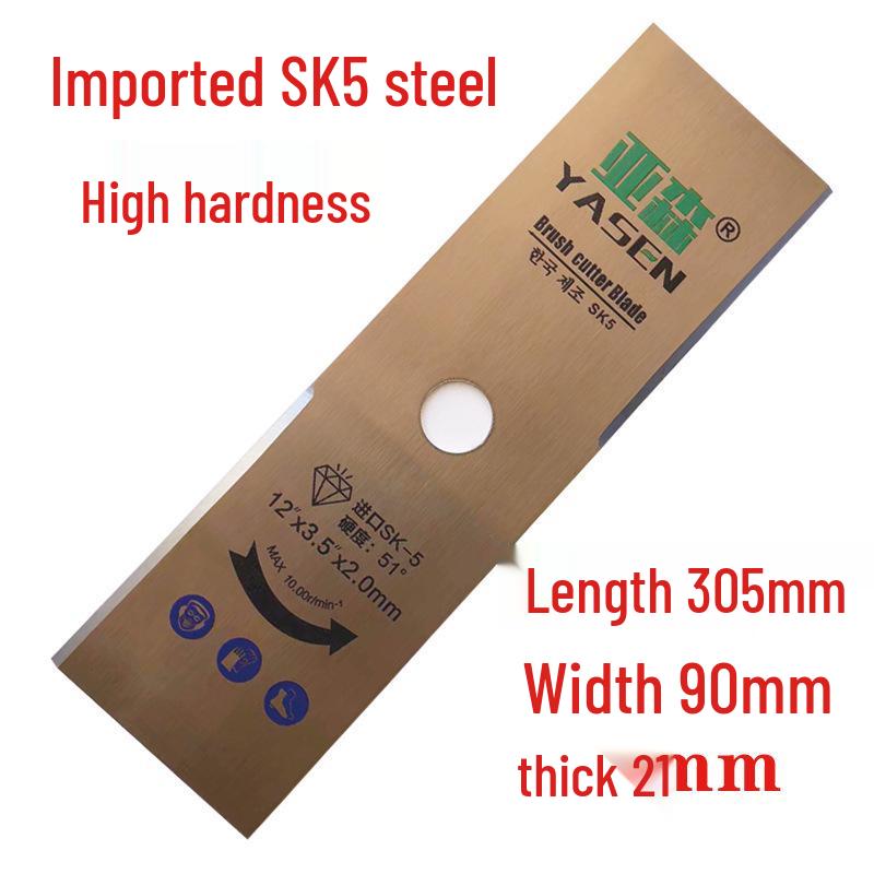 Wear-Resistant SK5 Alloy Manganese Steel Lawn Mower Blade for Honda Brush Cutter