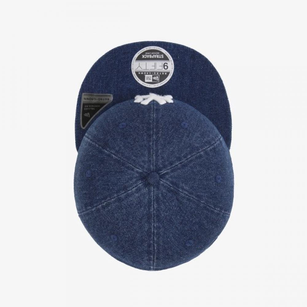 New Era New York Yankees Denim Básico Retro Corona Strapback Índigo 15131624