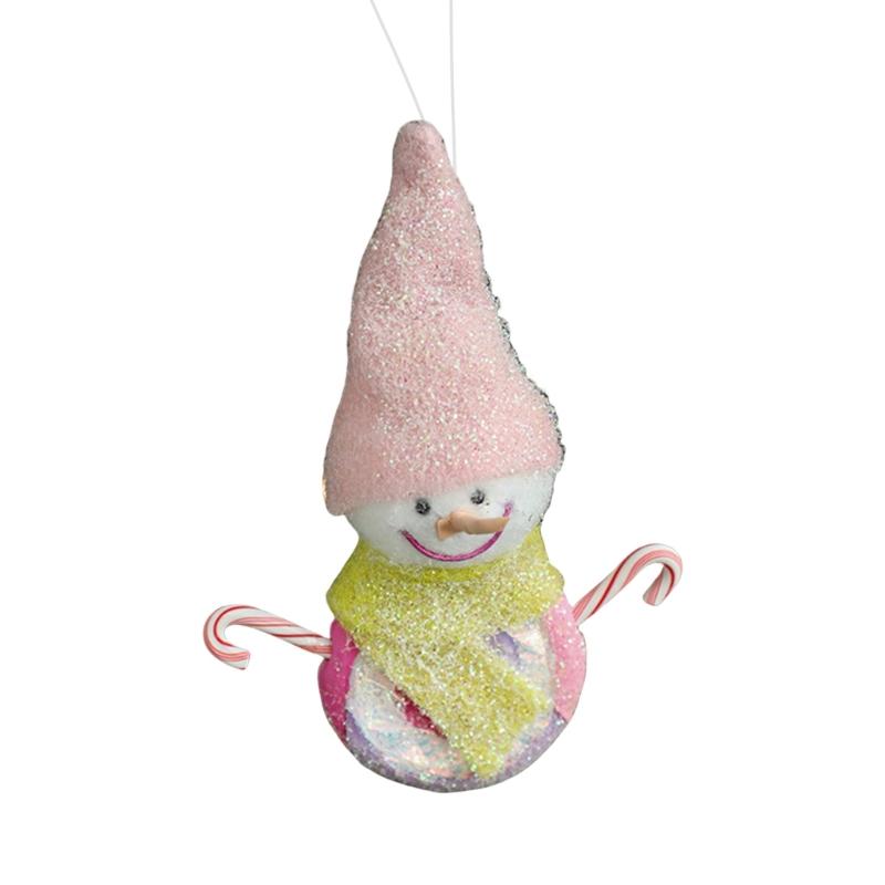 Christmas Tree Hanging Pendant Ice Cream/Cottage/Snowman/Horse Ornament for Holidays Home Decoration Party Supplies
