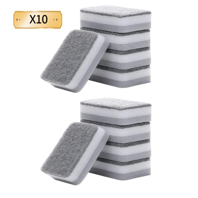 Dwustronne gąbki czyszczące, ściereczka do szorowania, ściereczka kuchenna, gąbka do mycia naczyń, ściereczki do mycia naczyń, akcesoria