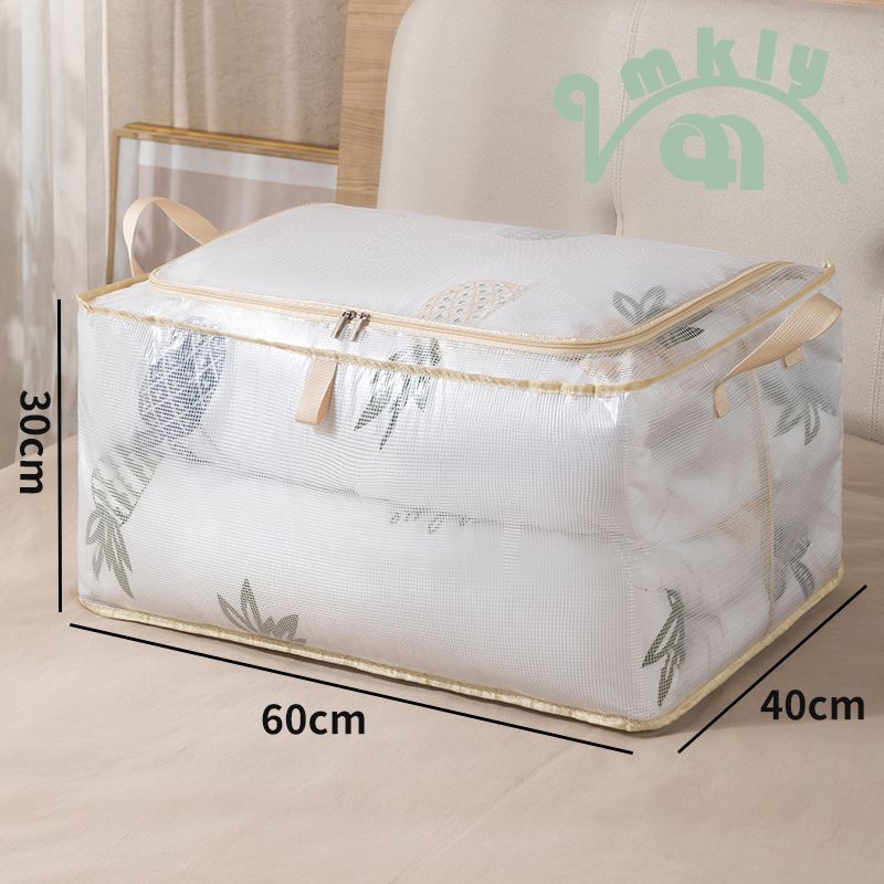 Large Capacity Clothing Quilt Storage Bag Household Dust Moisture-proof Sorting Bag Travel Moving Luggage Pack Bag With Handle