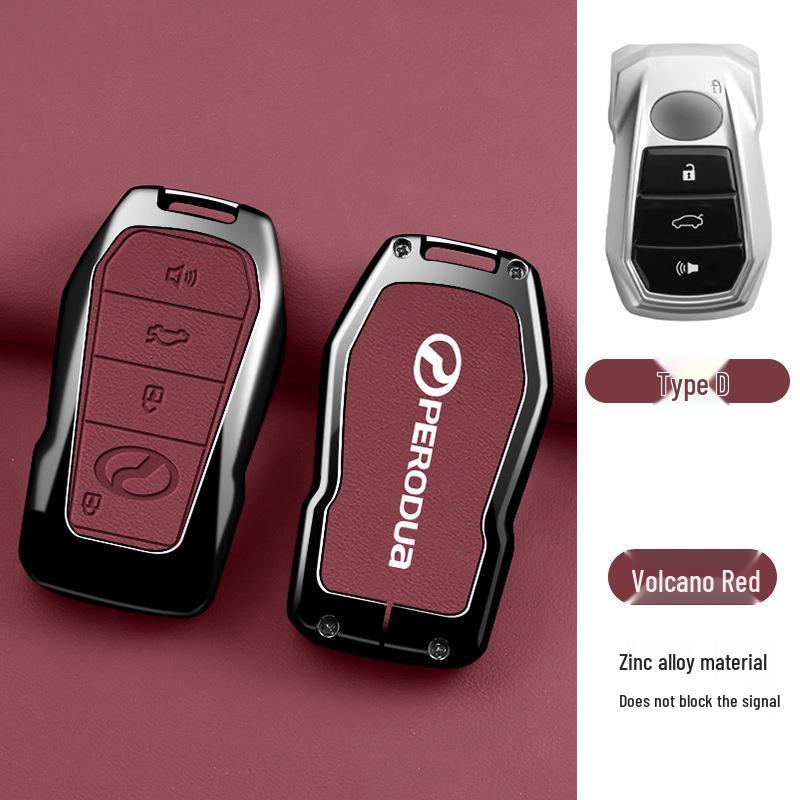 Perodua Beilu Da Car Key Cover: Anti-Fall & Anti-Lost, Personalized High-End Style Accessory Box Packaging