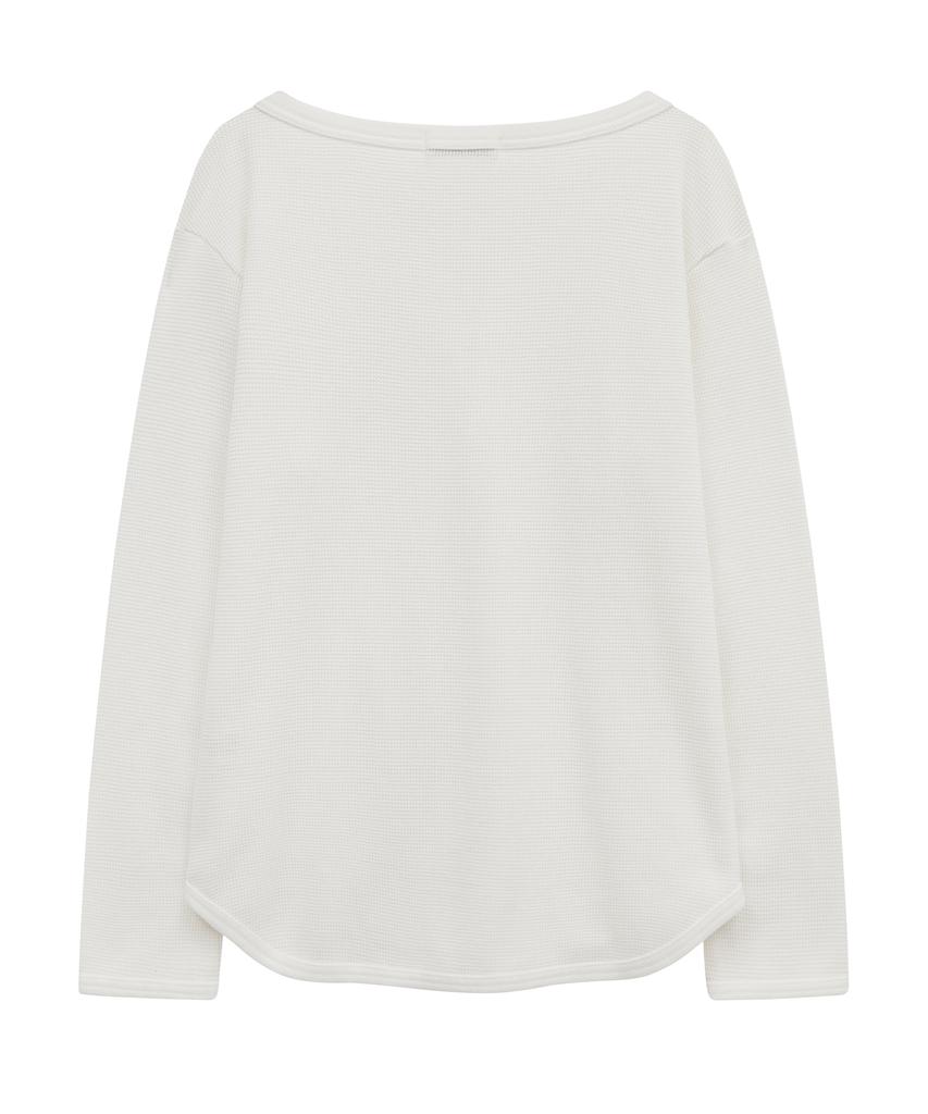 MIDNIGHT MOVE Waffle T (Ivory)