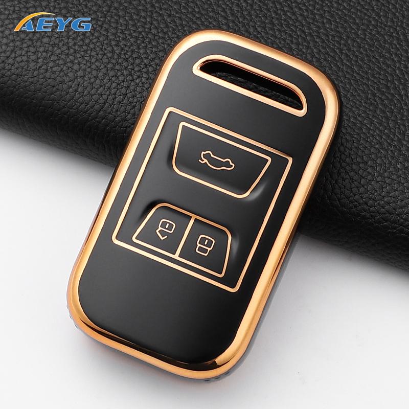 Tpu Car Remote Key Cover Case Shell Fob For Chery Tiggo 3 5X 4 8 Glx 7 Arrizo Tiggo 8 Keychain Protective Accessories